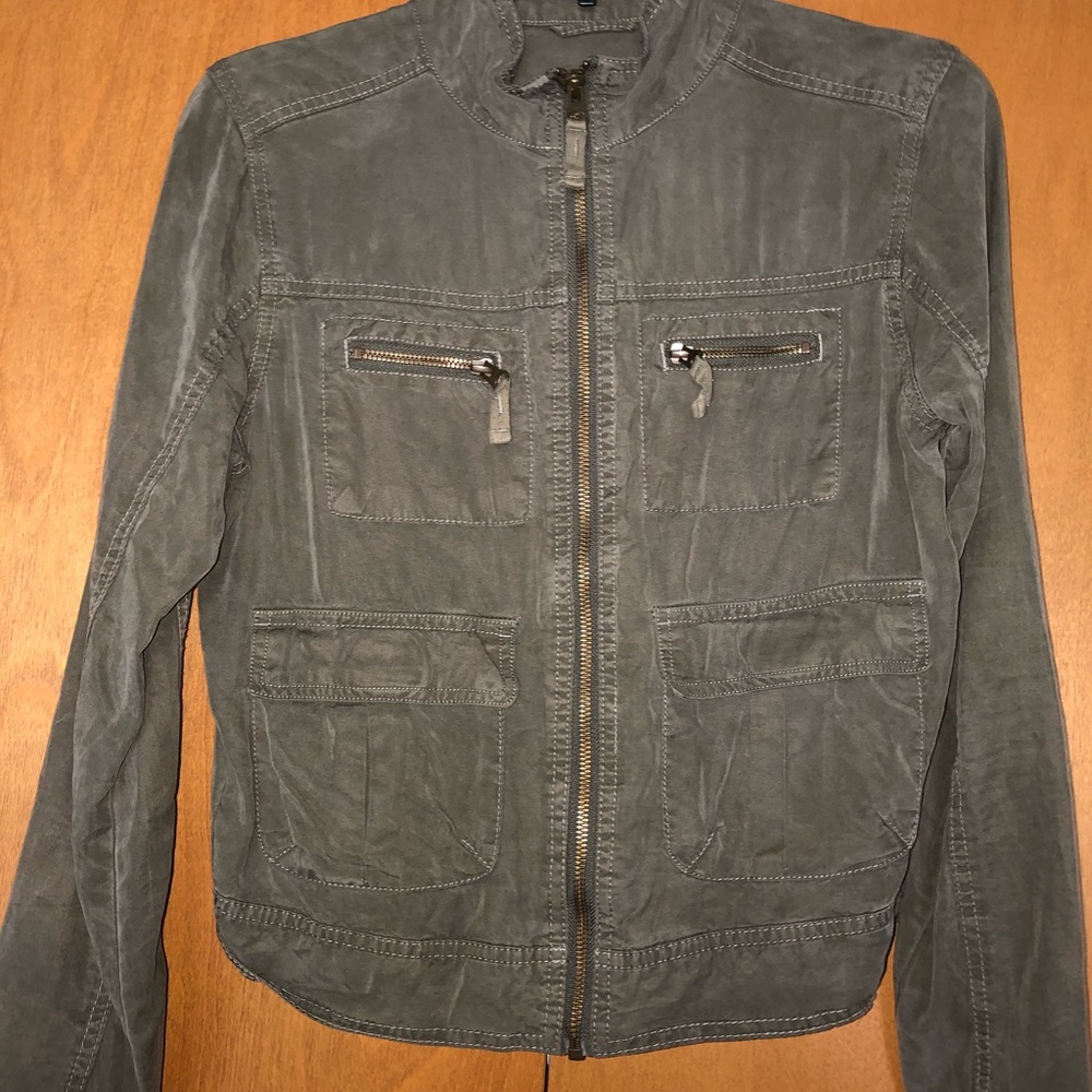 Dark Green Bomber Jacket